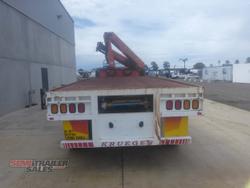 2006 Krueger 44FT Flat Top with Mid Mount Palfinger Crane