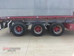 2006 Krueger 44FT Flat Top with Mid Mount Palfinger Crane