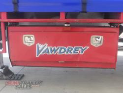 2014 Vawdrey 2015 and 2014 Vawdrey 34 Pallet Dropdeck Curtainsider B Double Set with Mezz