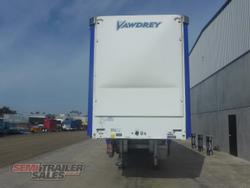 2014 Vawdrey 2015 and 2014 Vawdrey 34 Pallet Dropdeck Curtainsider B Double Set with Mezz