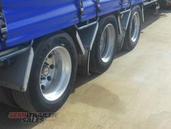 2014 Vawdrey 2015 and 2014 Vawdrey 34 Pallet Dropdeck Curtainsider B Double Set with Mezz