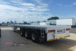 2005 Vawdrey Semi 22 Pallet Flat Top Trailer - RENTAL