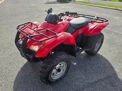 2008 Honda  TRX420TM 2WD 4-Wheeler Red