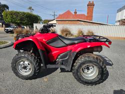2008 Honda  TRX420TM 2WD 4-Wheeler Red