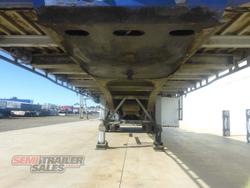 2008 Vawdrey 12 Pallet Flat Top A Trailer with 20FT Container Pins