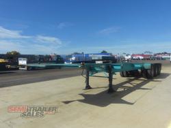 2003 Maxitrans 40FT Skel Trailer with Rear Push Out Bar