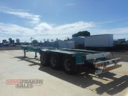 2003 Maxitrans 40FT Skel Trailer with Rear Push Out Bar
