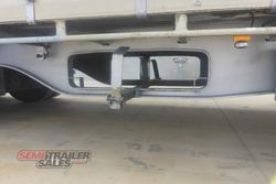 2003 Maxitrans 12 Pallet Dropdeck Curtainsider A Trailer with Mezz