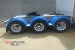 2003 Maxitrans 12 Pallet Dropdeck Curtainsider A Trailer with Mezz