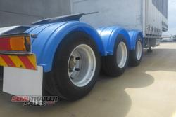 2003 Maxitrans 12 Pallet Dropdeck Curtainsider A Trailer with Mezz