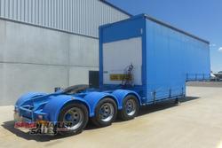 2007 Vawdrey 14 Pallet Double Dropdeck Curtainsider A Trailer with Mezz