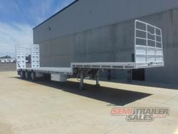 2009 Barker 45FT-70FT Dropdeck Extendable with Ramps