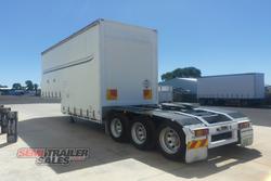 2009 Maxitrans 12 Pallet Double Dropdeck Curtainsider A Trailer with Mezz