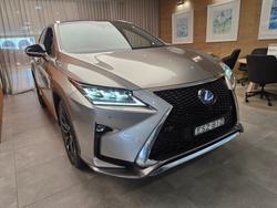 2018 Lexus RX450h F Sport 3.5L Hybrid Auto CVT Wagon