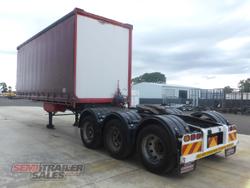 2004 Barker 12 Pallet Curtainsider A Trailer