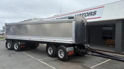 2024 TRAILER GORSKI GORSKI 4 AXLE ALUMINIUM DOG TRAILER G SILVER