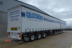 2012 Vawdrey 34 Pallet Curtainsider B Double Set