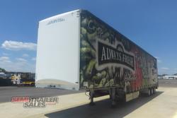 2009 Maxitrans 24 Pallet Dropdeck Curtainsider with Mezz