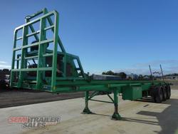 1983 Krueger Skid Off Flat Top Trailer