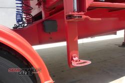 2009 Barker 12 Pallet Flat Deck Curtainsider A Trailer