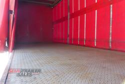 2009 Barker 12 Pallet Flat Deck Curtainsider A Trailer