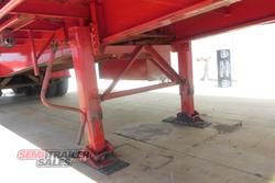 2009 Barker 12 Pallet Flat Deck Curtainsider A Trailer