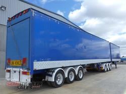 2008 Barker Chip Bin B Double Set Platform Tippers