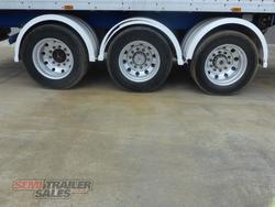 2008 Barker Chip Bin B Double Set Platform Tippers