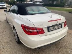 2010 Mercedes-Benz E-Class E350 Avantgarde C207 WHITE