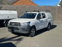 2019 TOYOTA HILUX WORKMATE TGN121R MY19 WHITE