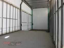 2008 Vawdrey 14 Pallet Dropdeck Curtainsider A Trailer with Mezz