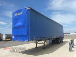 2010 Vawdrey 22 Pallet Curtainsider Road Train Lead