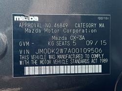 2015 MAZDA CX-3 MAXX (FWD)