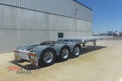 2009 Krueger 12 Pallet Flat Top A Trailer