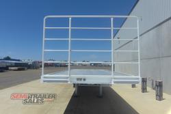 2009 Krueger 12 Pallet Flat Top A Trailer