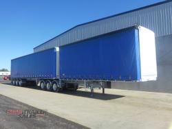 1999 Freighter Curtainsider B Double Set