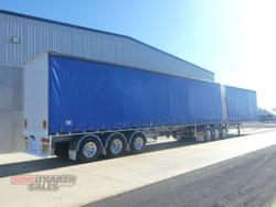 1999 Freighter Curtainsider B Double Set